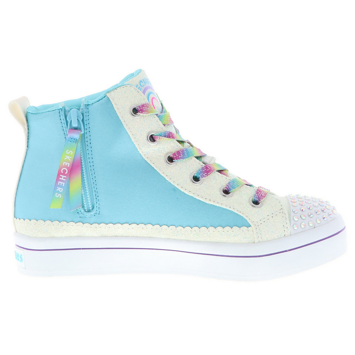 314550L/WMLT Twi-Lites 2.0-Unicorn Surprise Kinder Mädchen Sneaker Halbschuhe türkis/weiß/mehrfarbig/glitzer