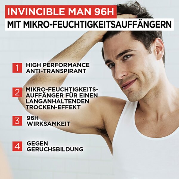 L'Oréal Paris Men Expert Invincible Man 96h Deodorant Spray
