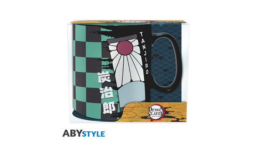 DEMON SLAYER - Tasse - 460 ml - Tanjiro Ohrring - with box x2