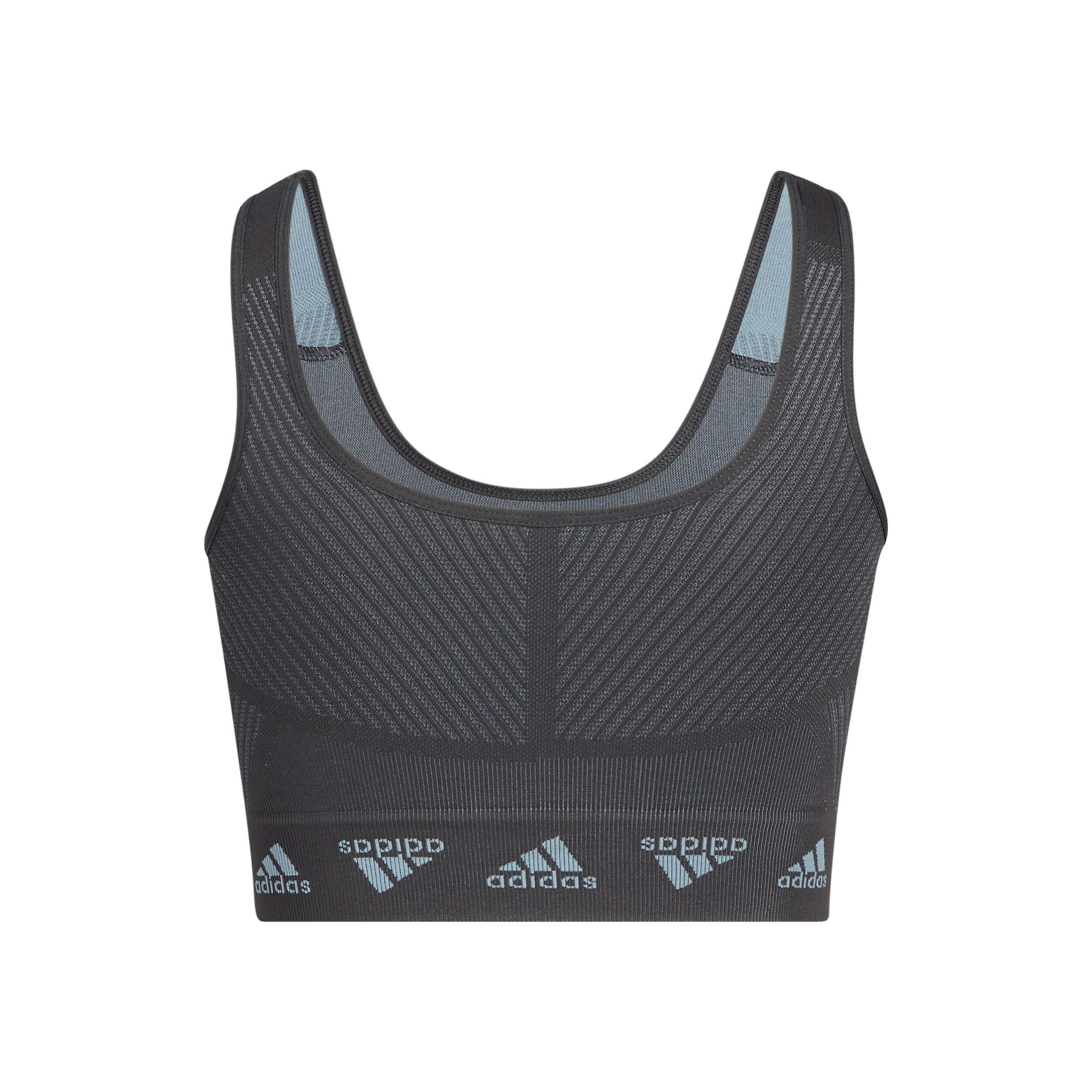 Aeroknit Sport-BH Damen - Dunkelgrau