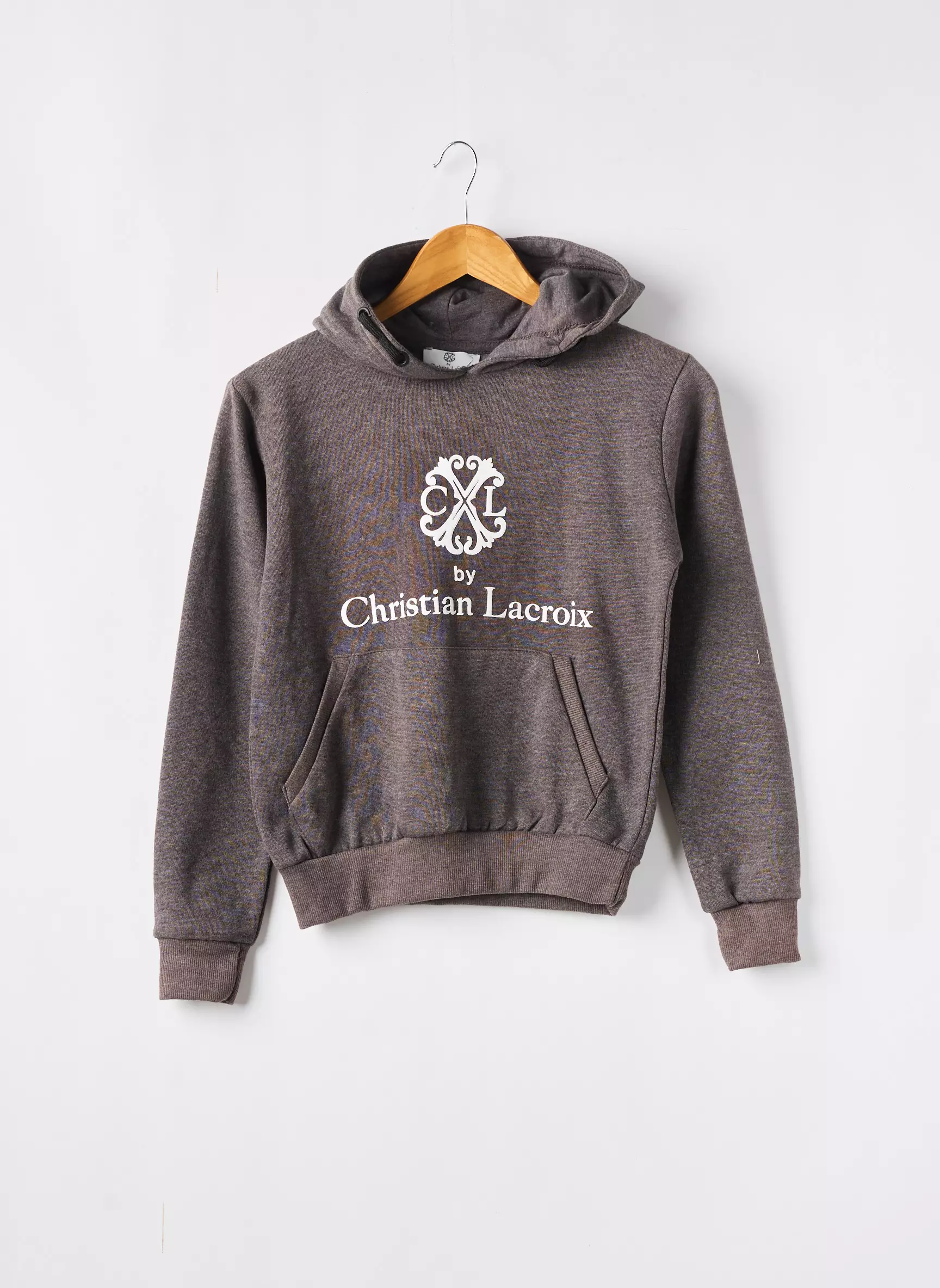 Christian Lacroix Junior Sweat Capuche Enfant couleur gris