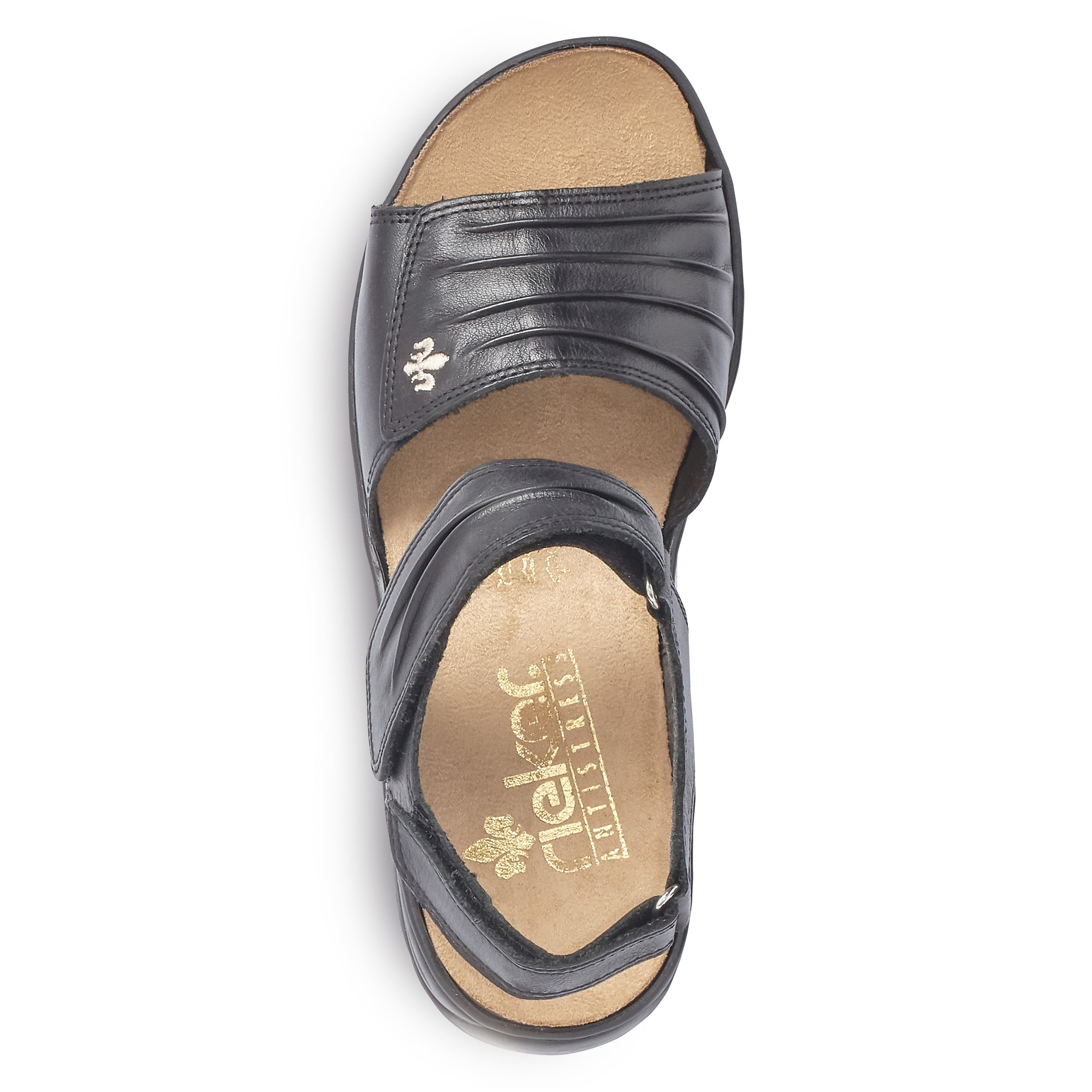 Rieker Damen Riemchensandalen nachtschwarz