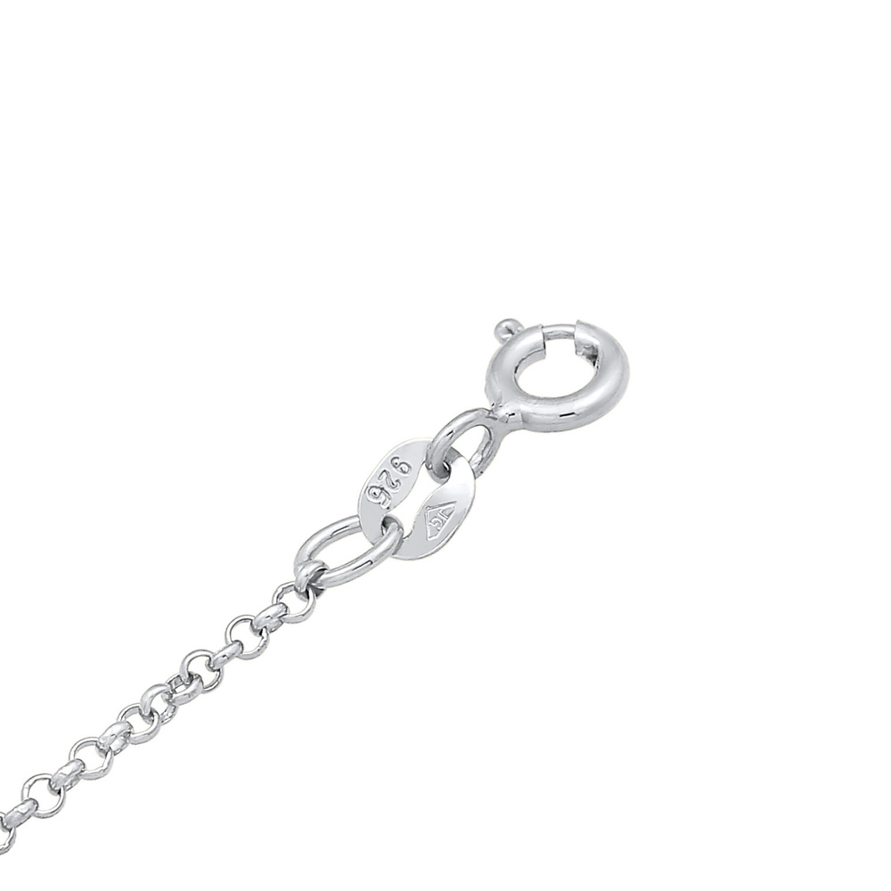 Elli Elli Bracelet de Cheville Femmes Bracelet de Cheville Boule Beads pastel en Argen Bijoux