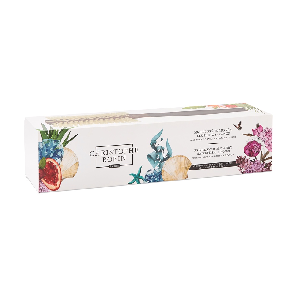 christophe robin Brosse pré-incurvée brushing 12 rangs Brosse