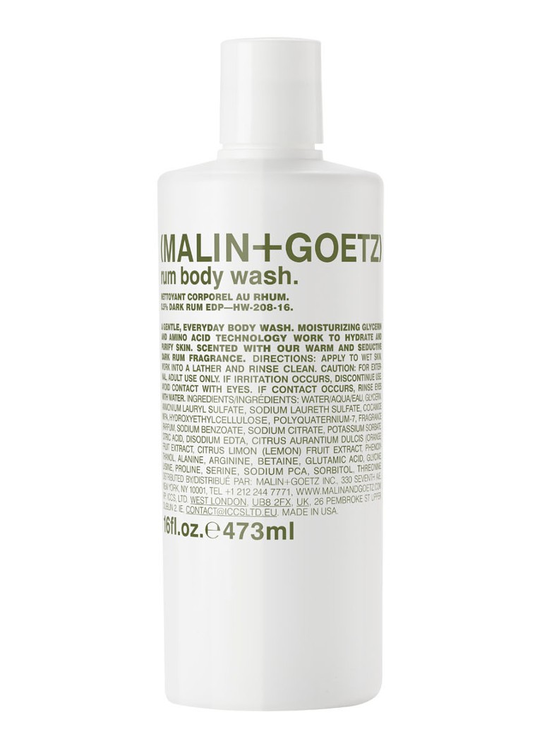 MALIN+GOETZ rum body wash - shower gel