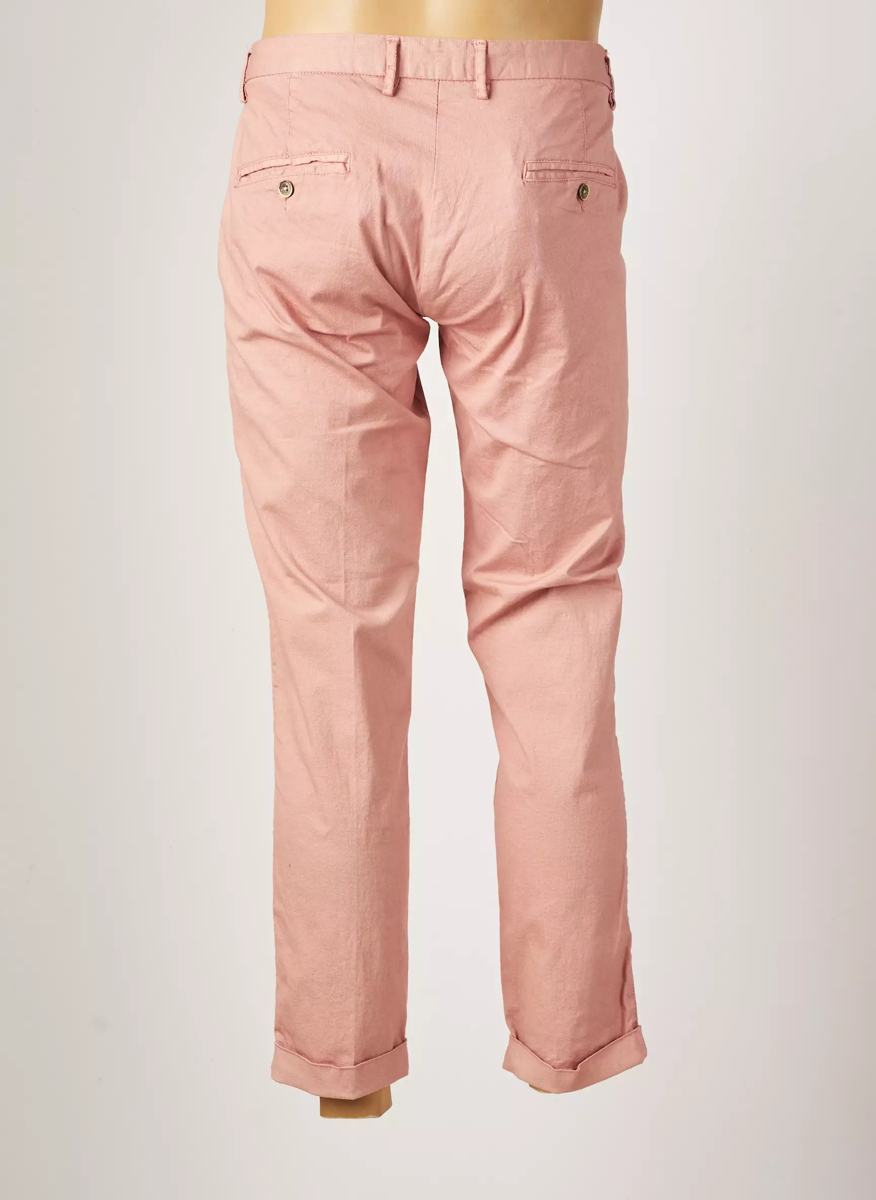 Dan John Pantalons Chino Homme couleur rose