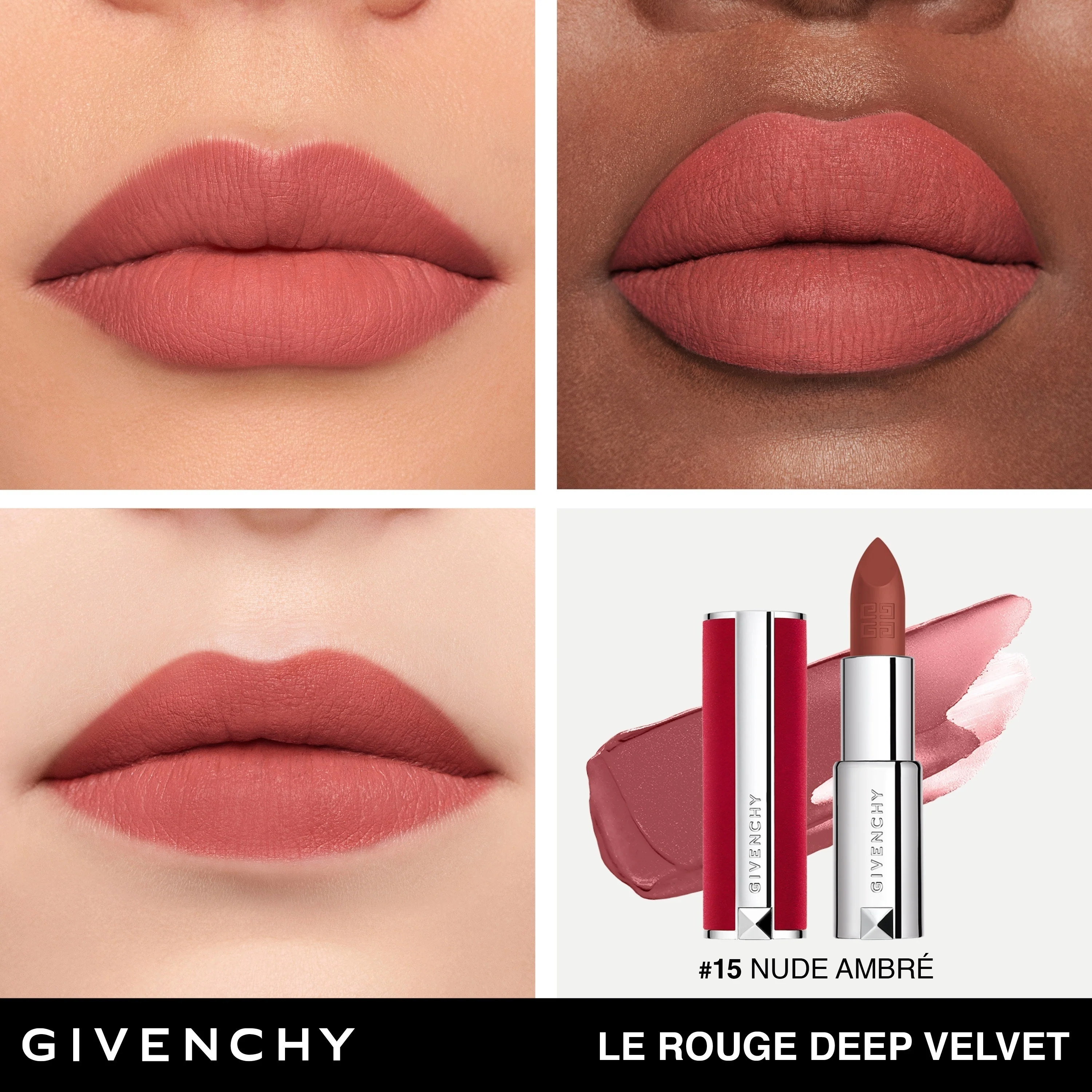 Le Rouge Deep Velvet Lips - matowa pomadka, szminka