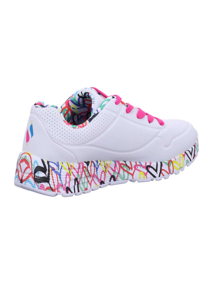 Skechers Mädchen Halbschuhe UNO LITE - LOVELY LUV in Weiß günstig kaufen