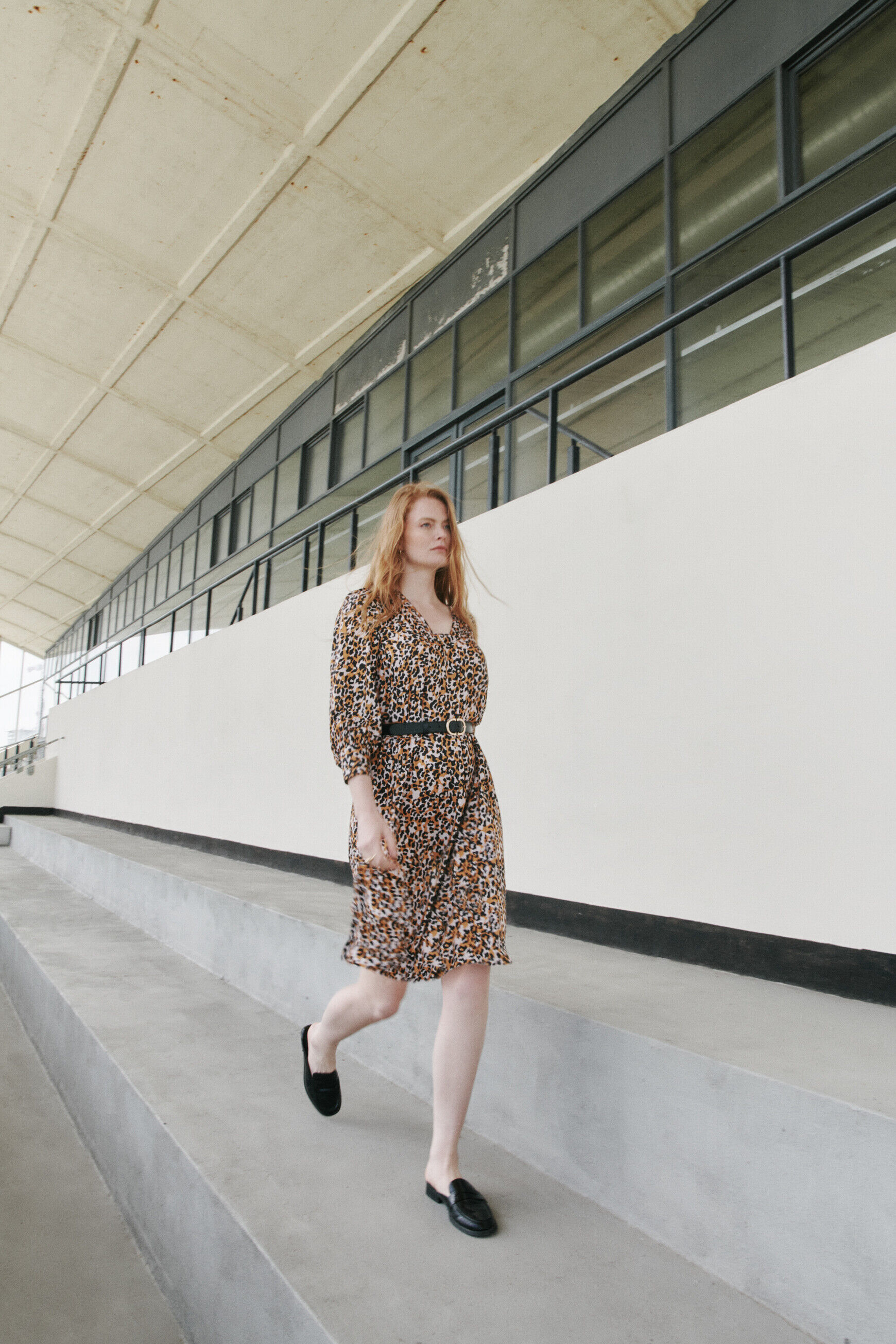 Robe alice3 marron cognac femme