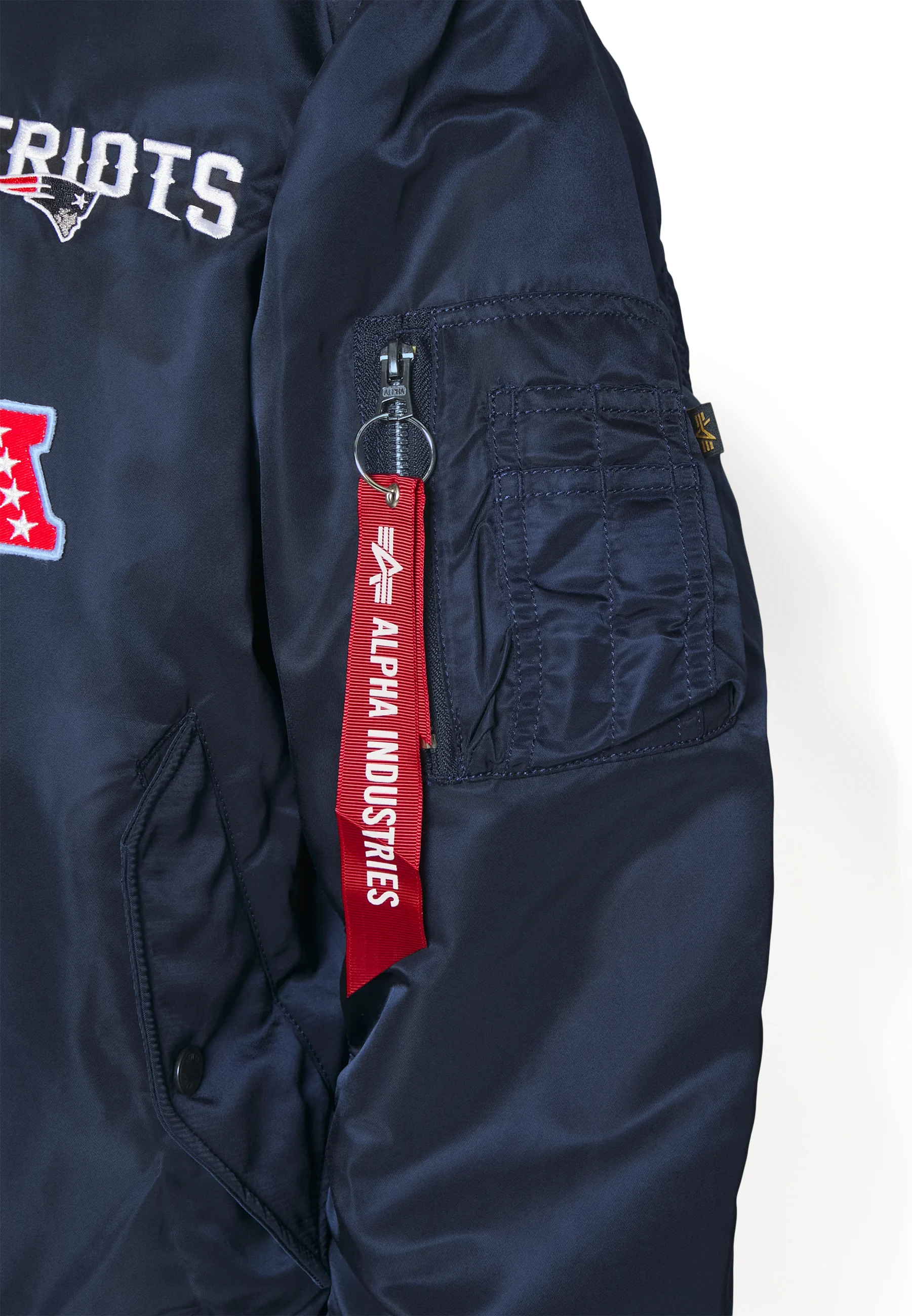 Chaqueta bomber NFL ALPHA INDUSTRIES NEW ENGLAND PATRIOTS de New Era - Cortavientos