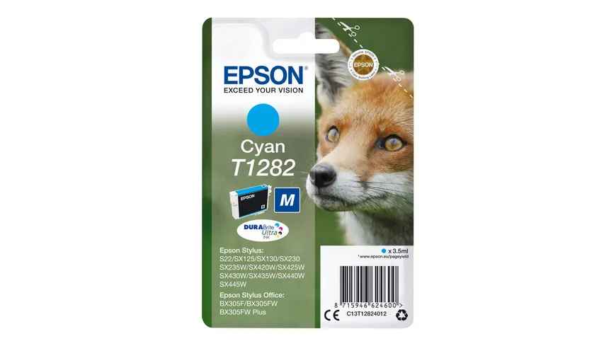 Epson Druckerpatrone T1282 cyan