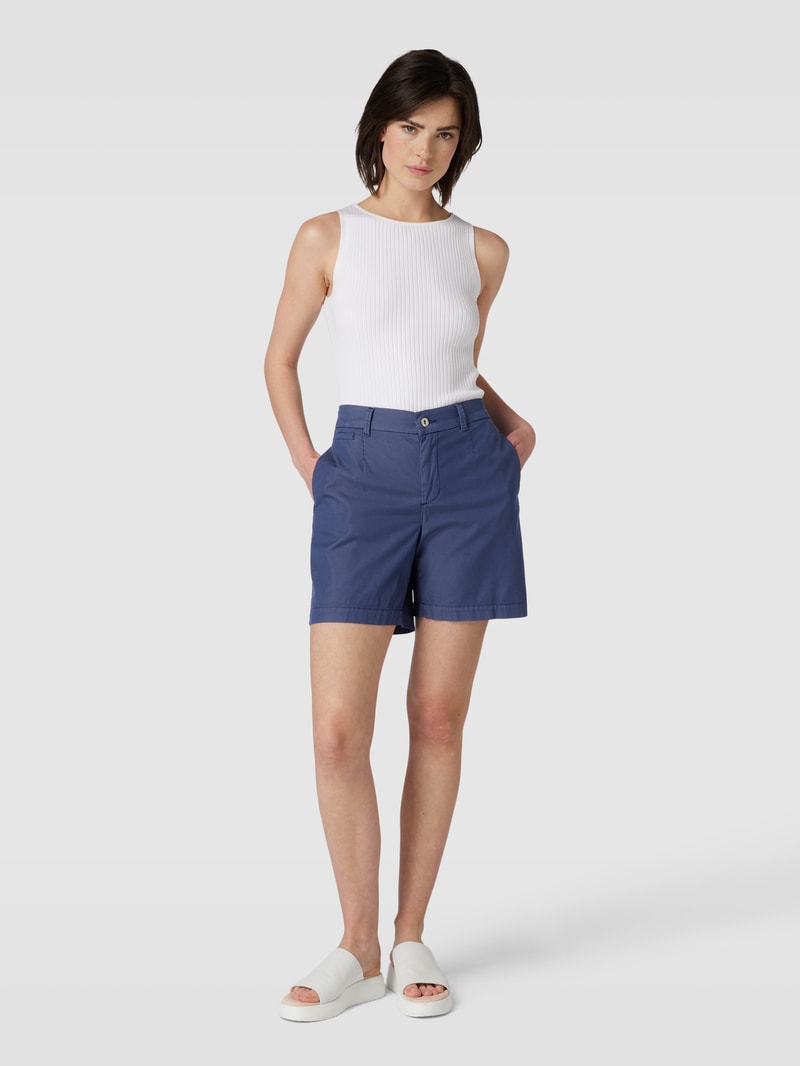 Bermudas mit Eingrifftasche in marineblau