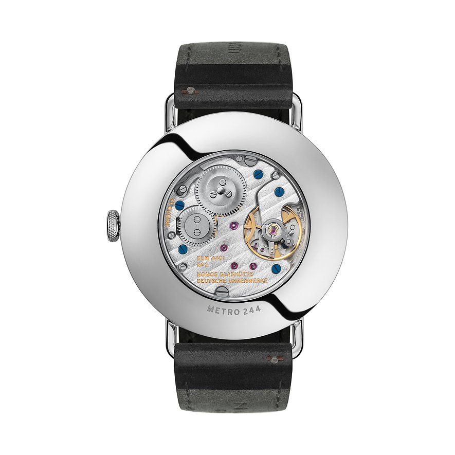 Nomos Glashütte Herrenuhr Metro Datum Gangreserve