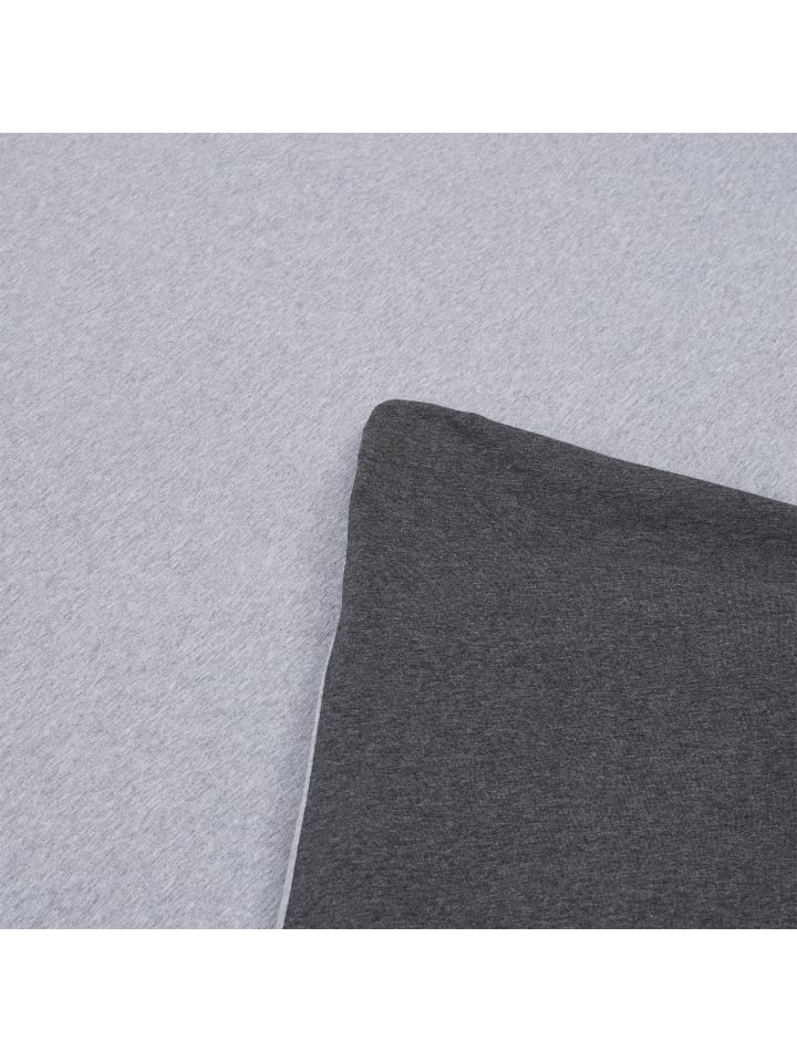 Sansibar Bettwäsche Jersey Melange in Grau günstig kaufen