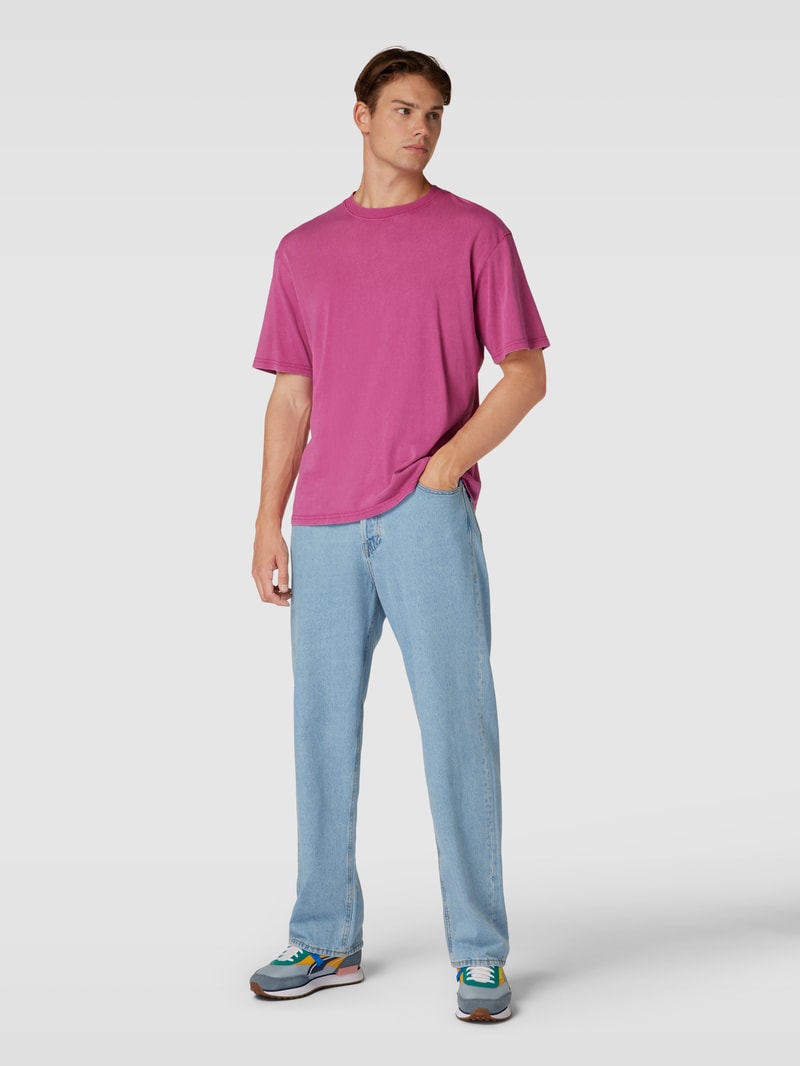 Jeans mit 5-Pocket-Design Modell 'ALEX' in dunkelblau