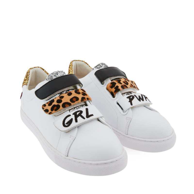 Baskets en cuir Edith barbie grl pwr