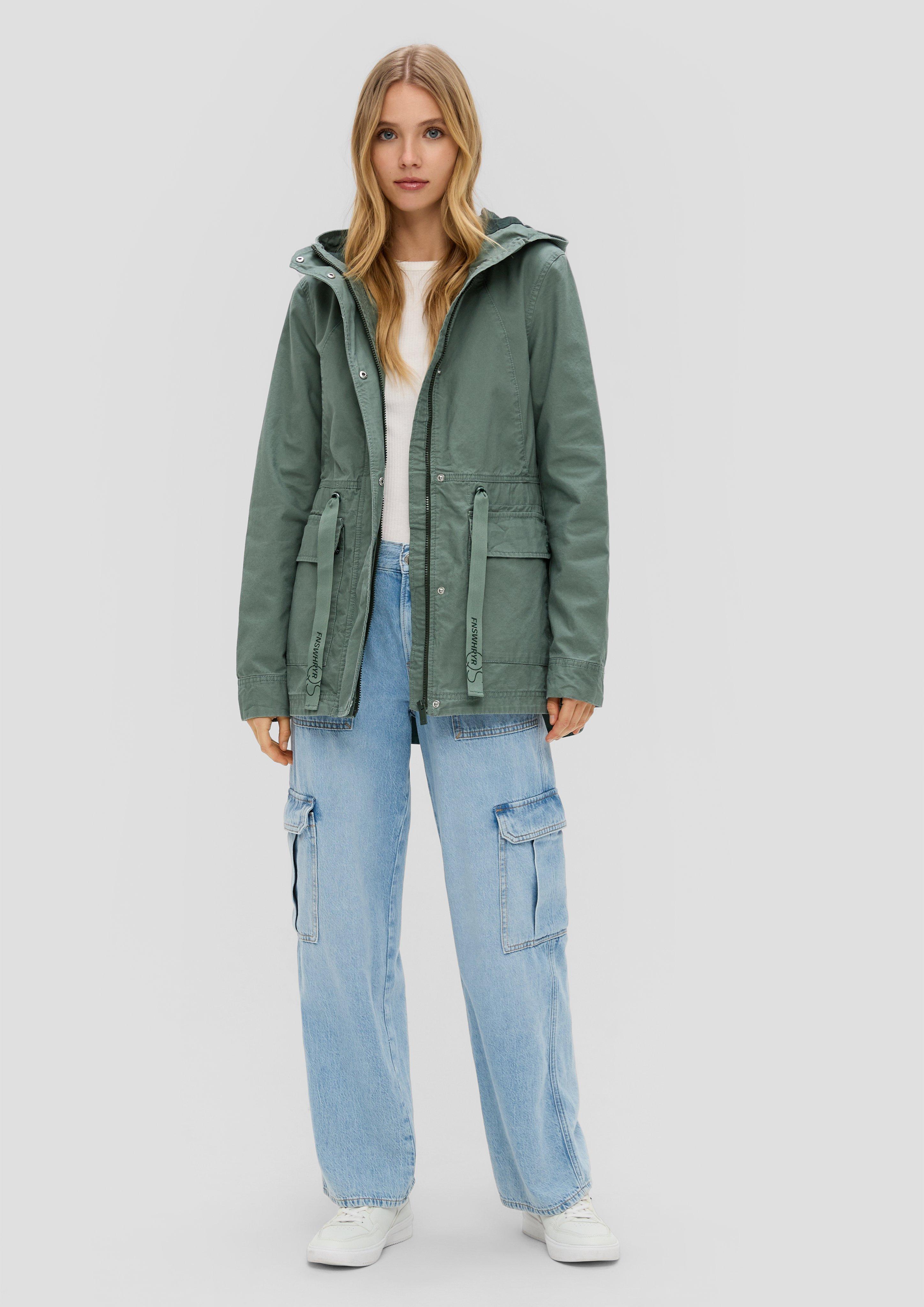 Kapuzenjacke mit Durchzugskordel  2140315-7816