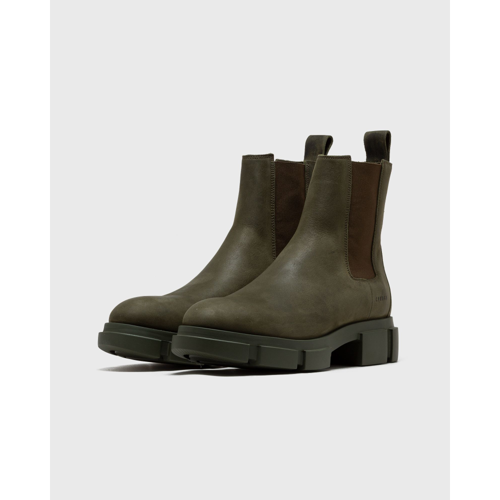 Copenhagen Studios Waxed Nabuc CPH570-KHAKI / grün