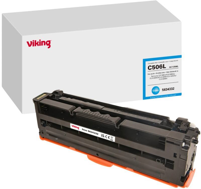 Viking CLT-C506 Kompatibel Samsung Tonerkartusche Cyan
