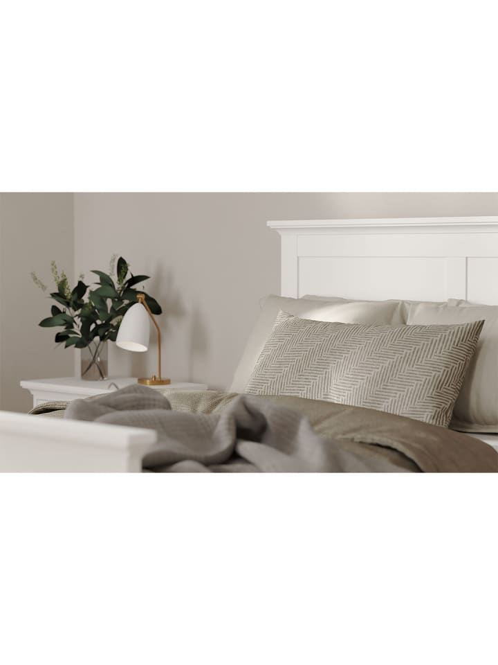 ebuy24 Doppelbett Venedig Weiß 179 x 211 cm günstig kaufen onesize
