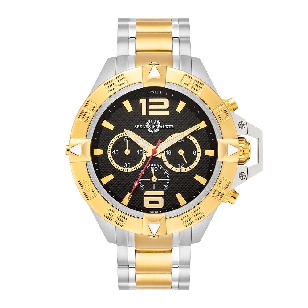 Spears & Walker Montre à quartz Varus II en Argent/or jaune Acier inoxydable en Argent/or jaune Montre