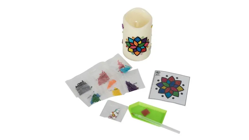 Craft Buddy - Crystal Art Diamond Painting Motiv Sticker-Bastelset Set Mandala