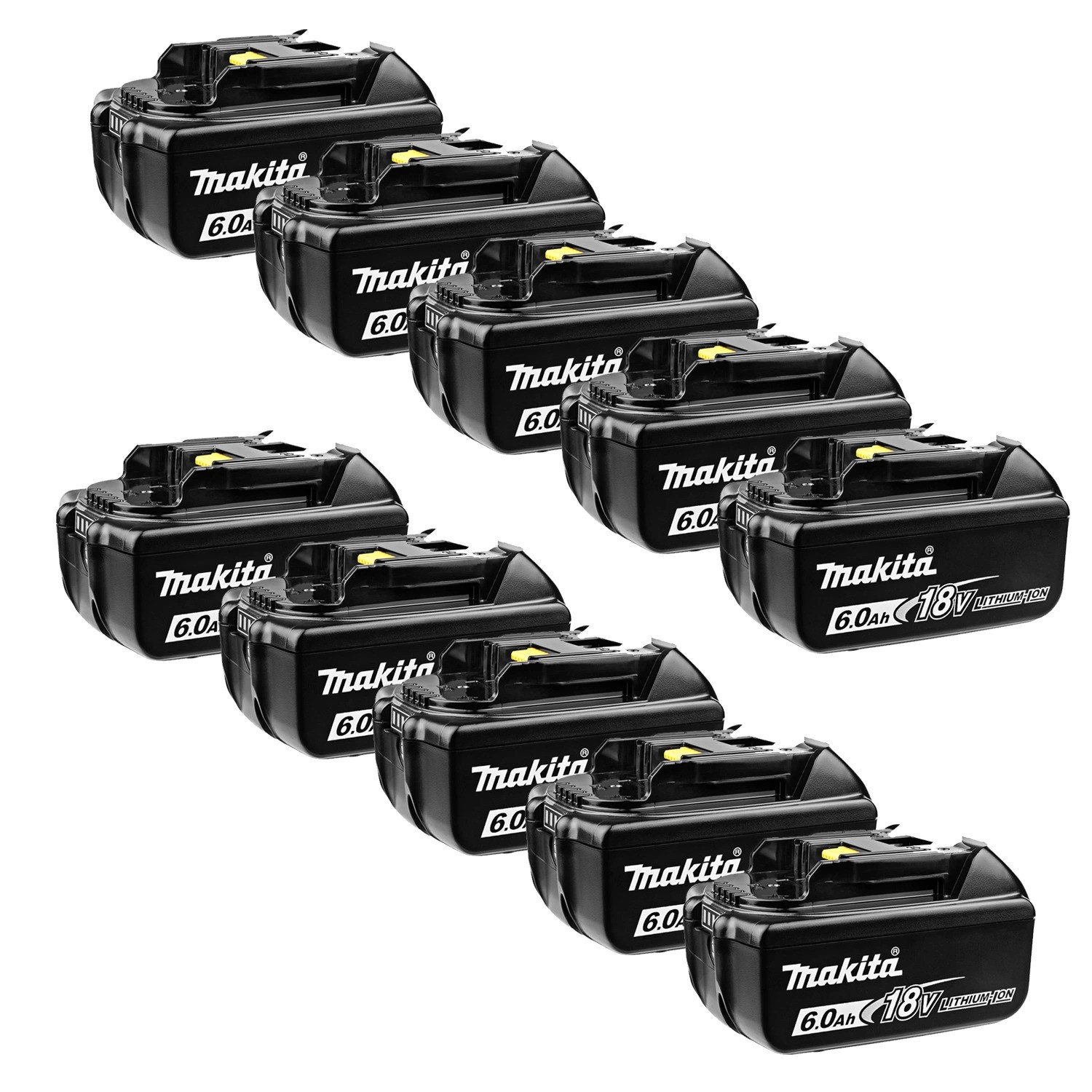 Makita BL1860B10PACK 10 db 18 V-os 6,0 AH-s lítium-ion akkumulátor