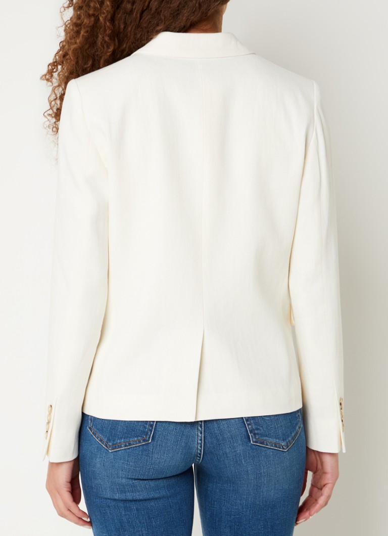 Gerard Darel Beck blazer in linen blend with flap pockets