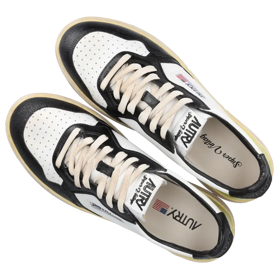 Autry - Sneaker low SUPER VINATGE Kalbsleder - schwarz