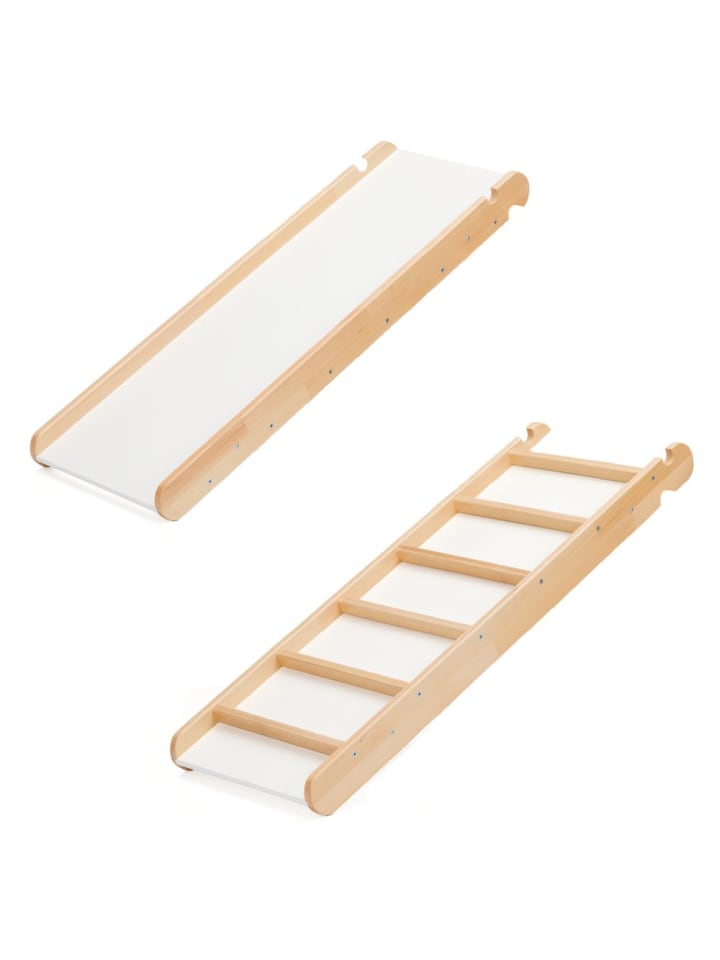 fillikid 2in1 Rutschbrett und Leiter aus Buchenholz in braun günstig kaufen onesize
