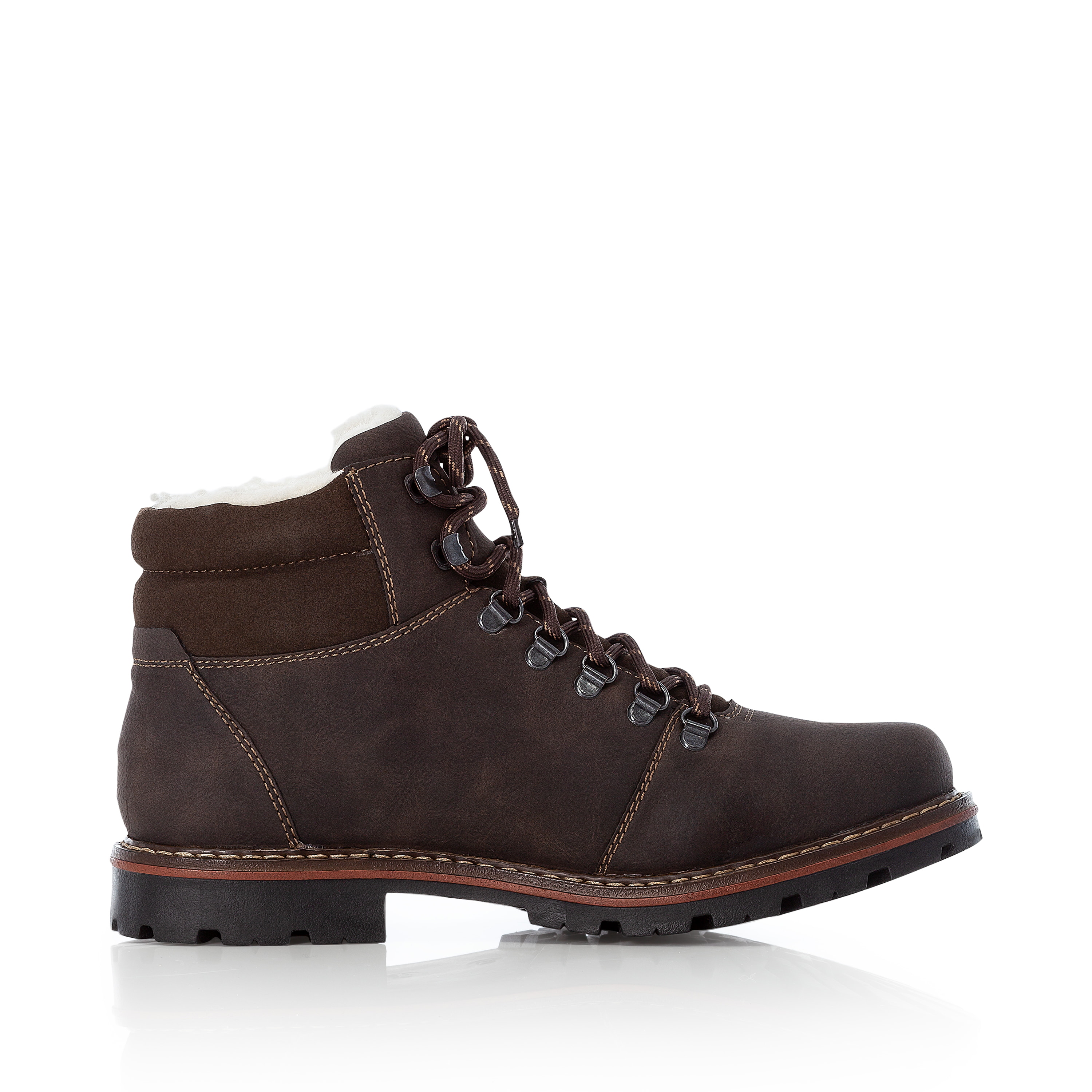 Rieker Herren Schnürstiefel tabakbraun