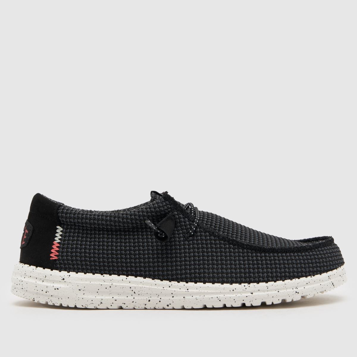 HEYDUDE Wally Sport-sneakers i vitt och svart