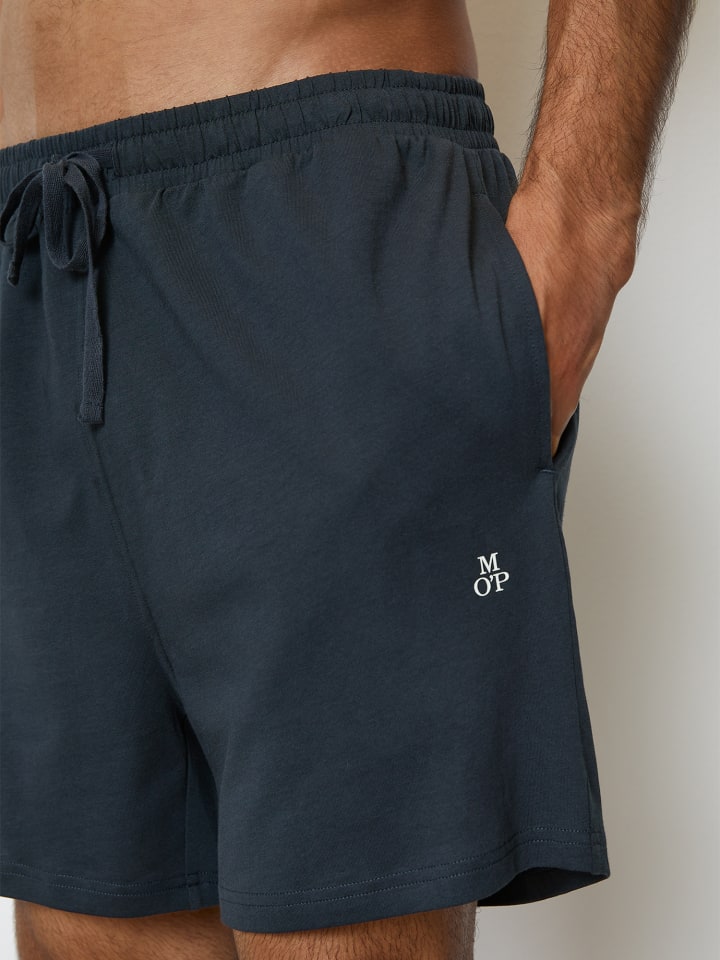 Marc O'Polo Shorts Mix & Match Cotton in Blau günstig kaufen