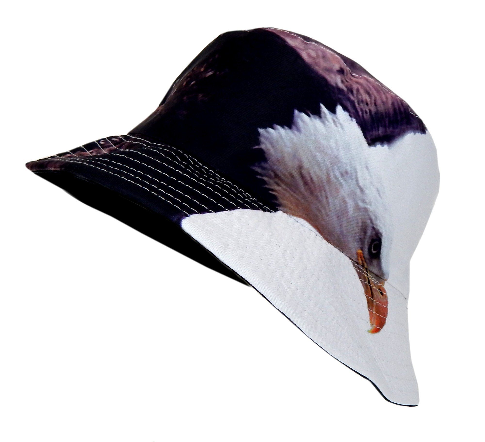 Ella Jonte Sonnenhut Bucket Hat Adler Foto Print Sommer Hut Wendehut