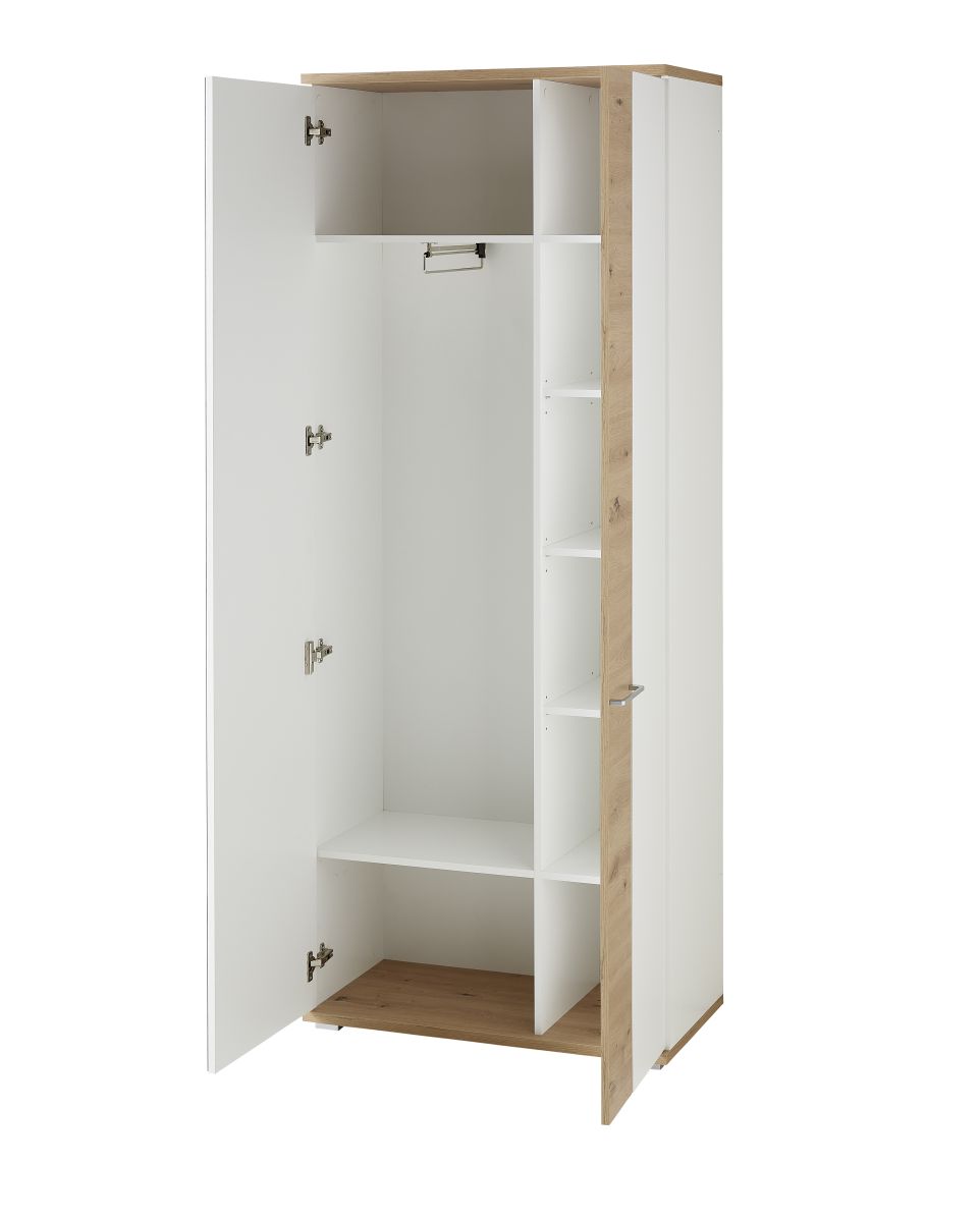 Garderobenschrank Signo II 2-türig mit Spiegel