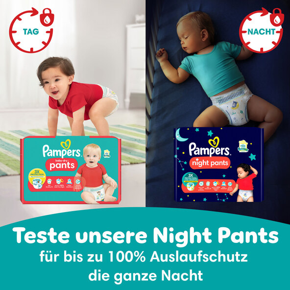 Baby Dry Pants, Gr. 6 Extra Large, Maxi Pack, 2er Set
