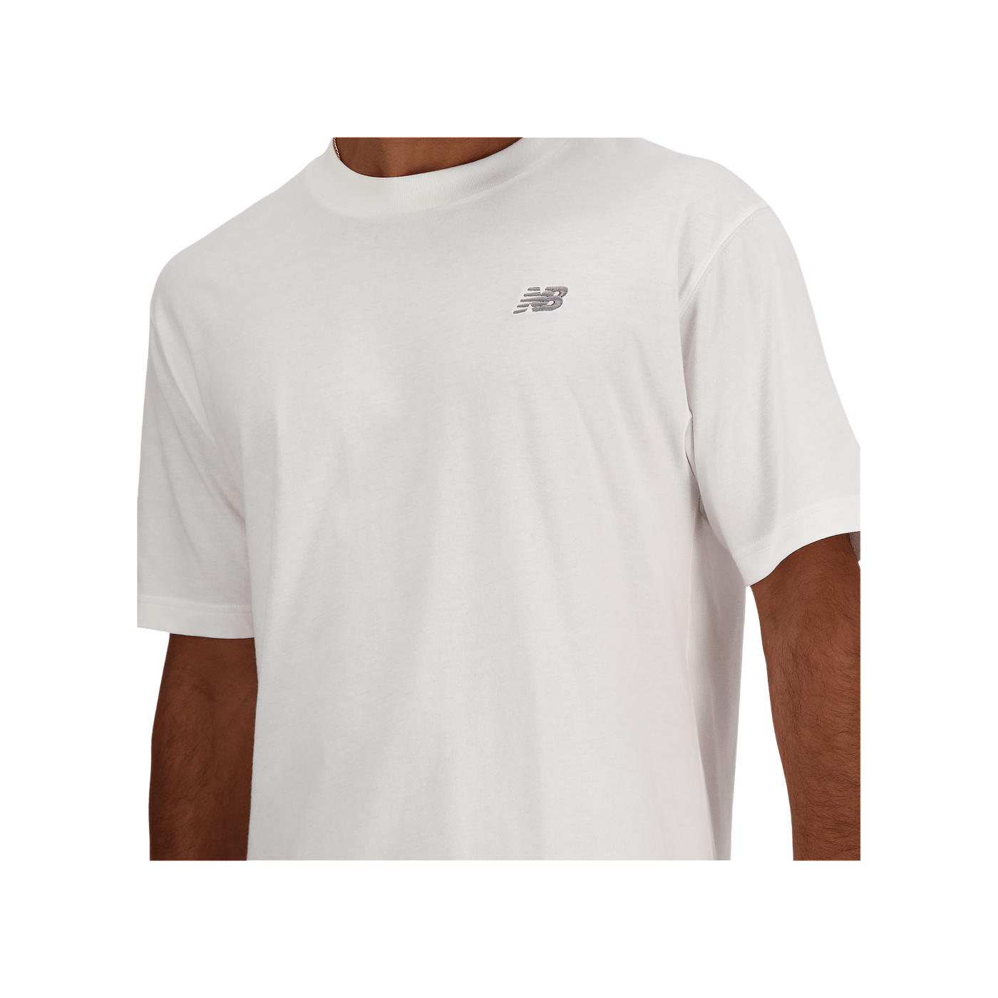 New Balance Sport Essentials Cotton T-Shirt Weiss FWT