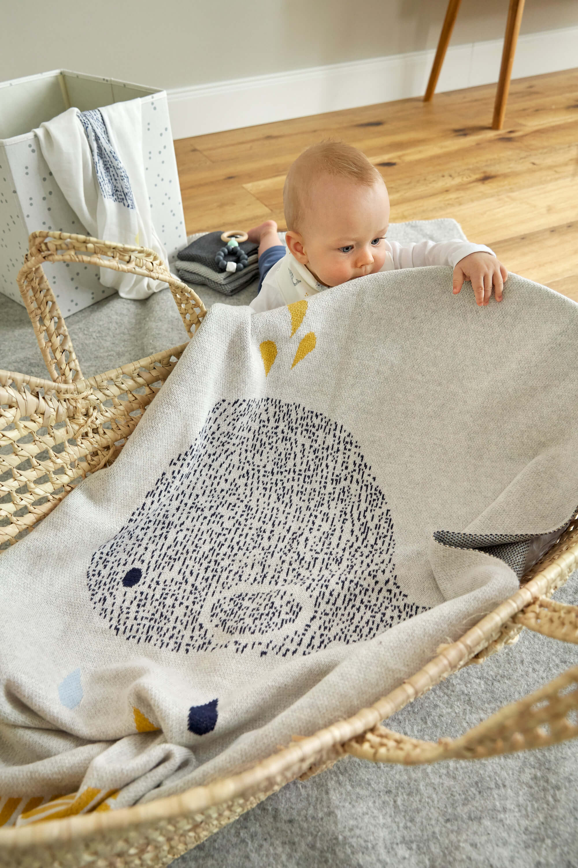 Babydecke - Bio Baumwolle, Wal