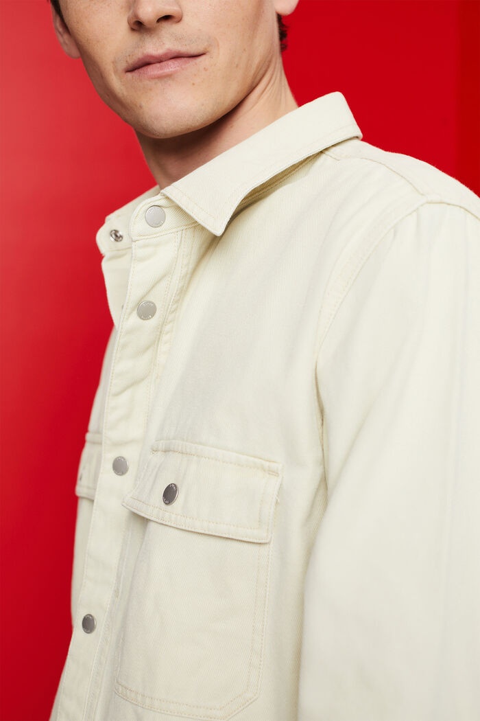 Twill-Overshirt, 100 % Baumwolle