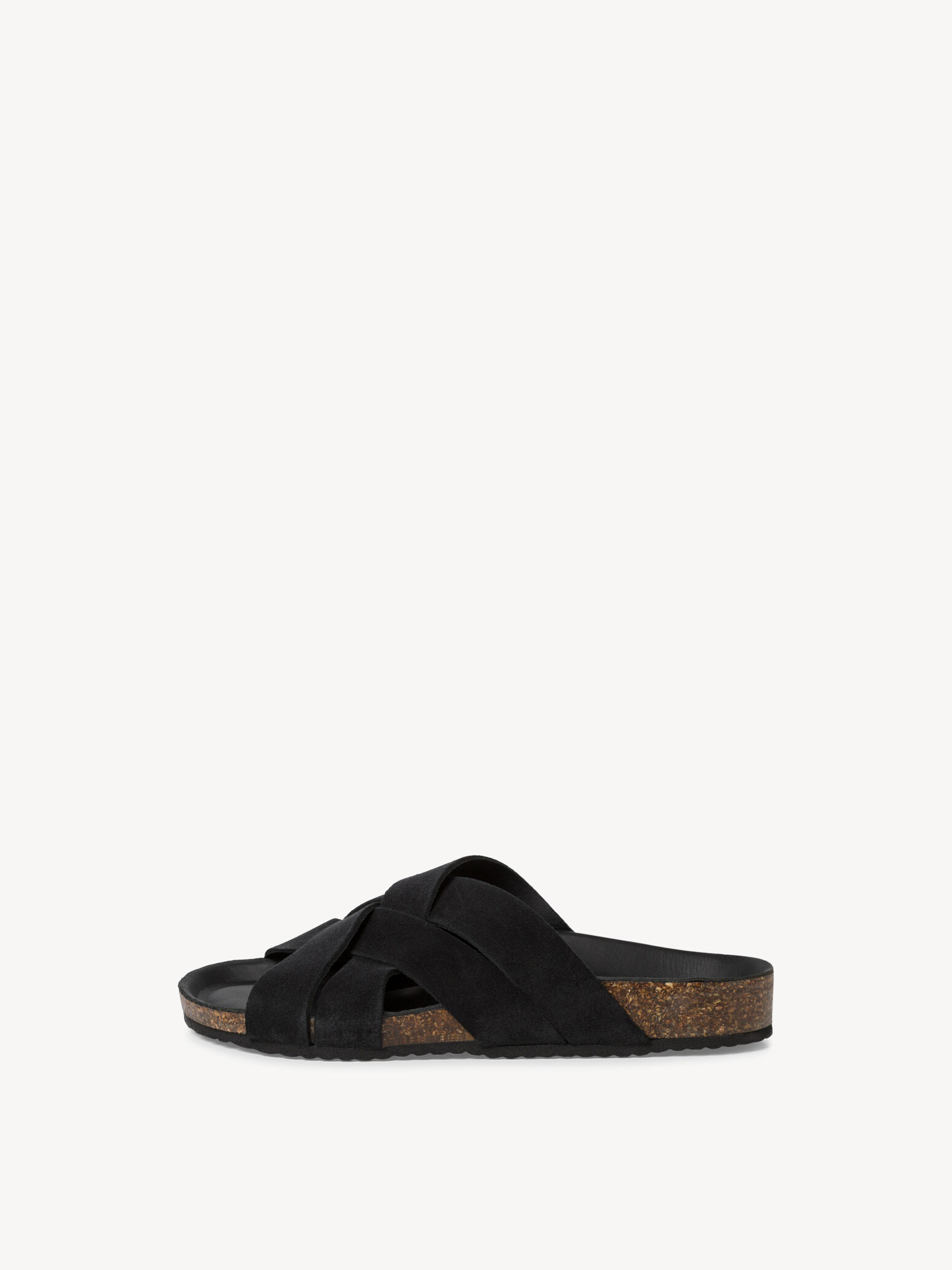 Mule en cuir - noir