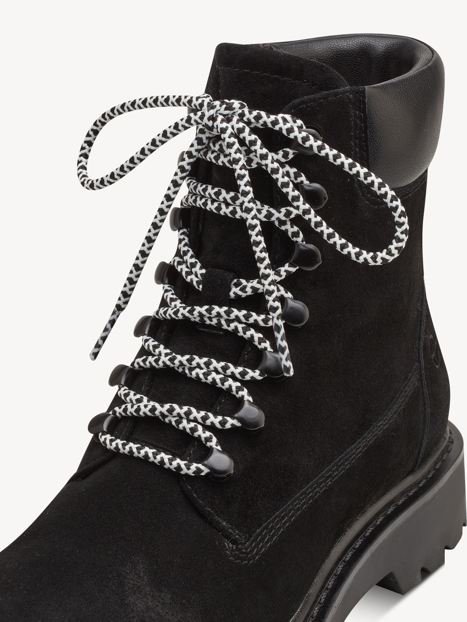 Bottine en cuir - noir
