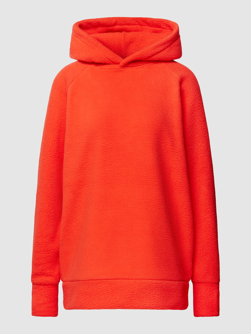 Hoodie mit Raglanärmeln Modell 'Teddy' in dunkel orange