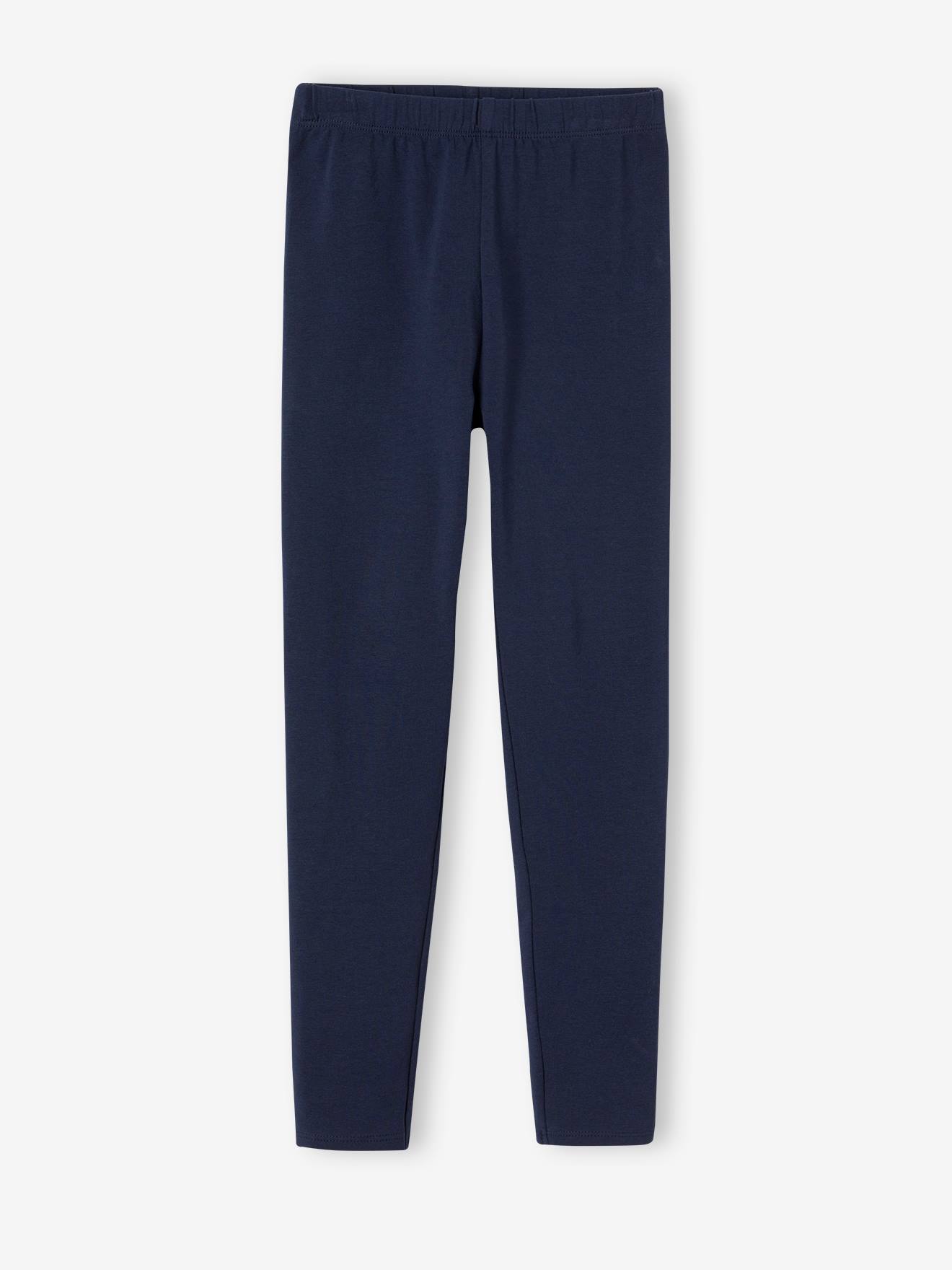 Vertbaudet 2er-Pack Mädchen Leggings BASIC - pack wollweiß kirschen
