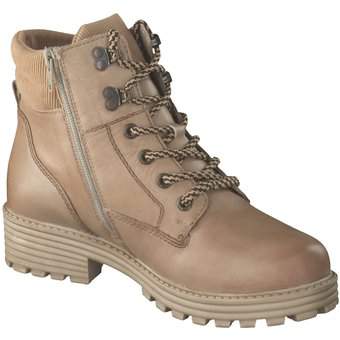 Remonte Schnür Boots in beige