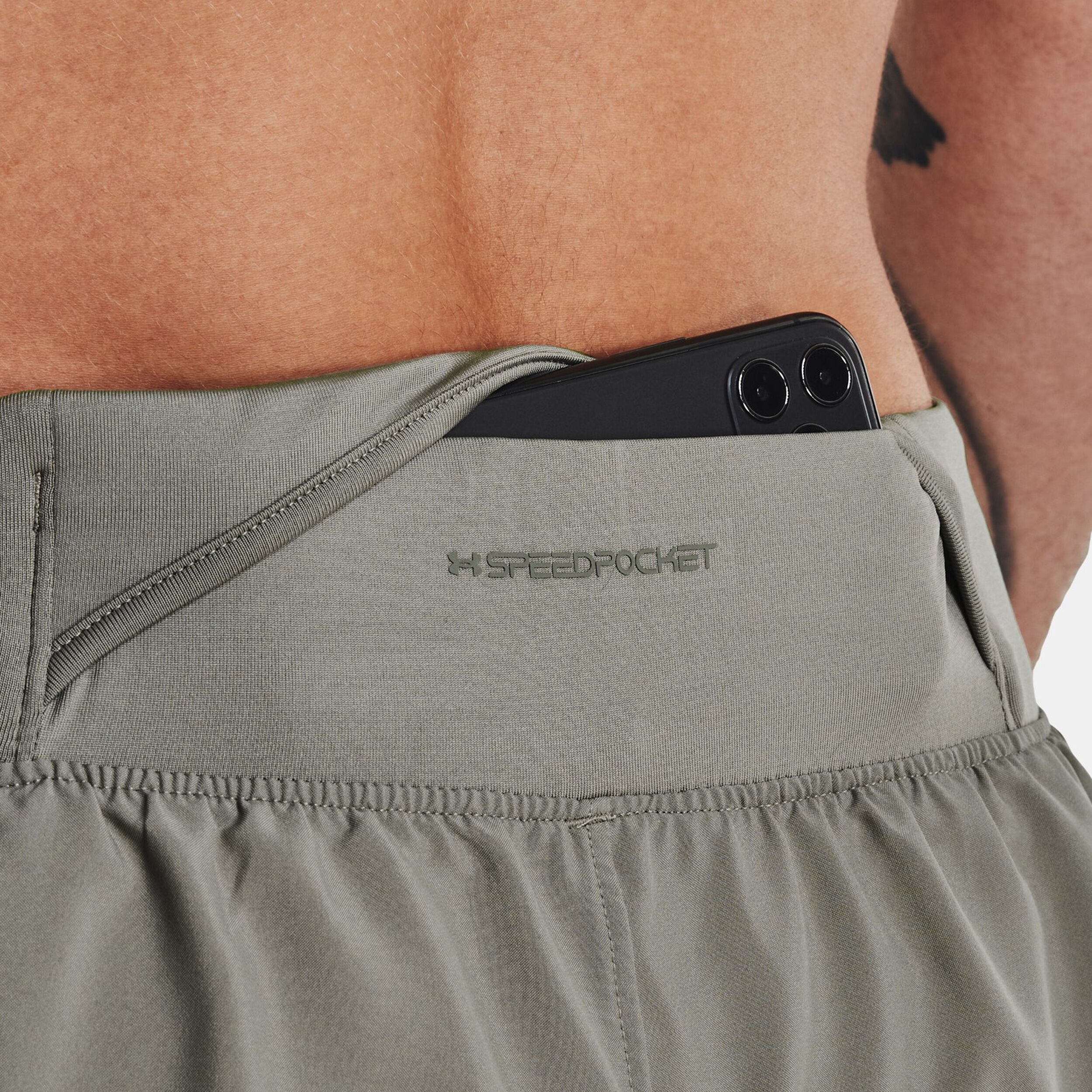 Launch Elite 2in1 7in Shorts Herren - Grün