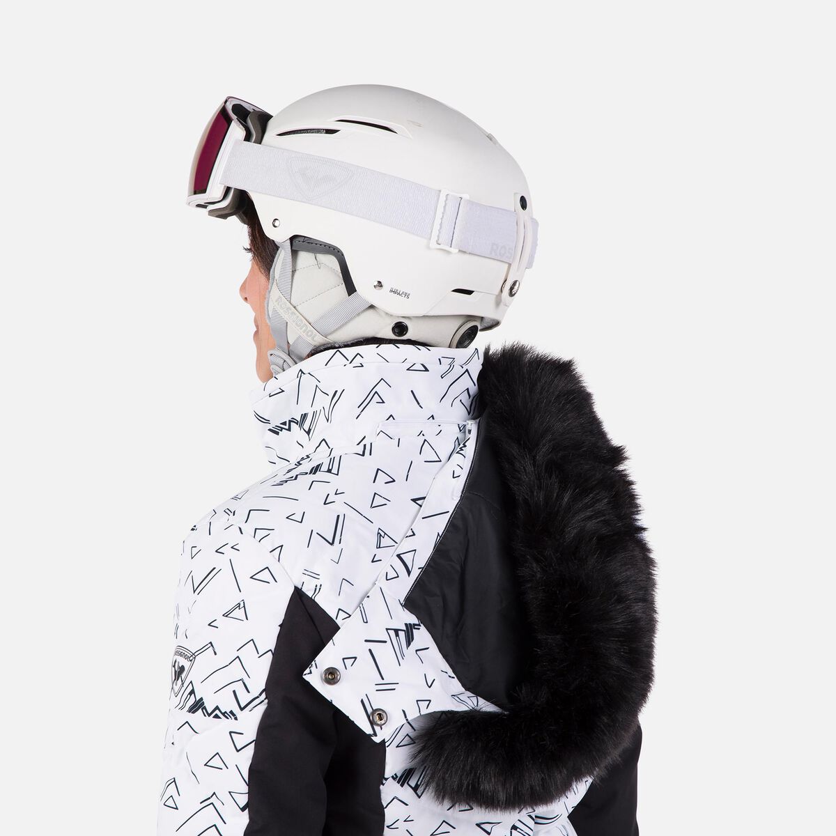 Damensteppjacke mit Print Staci