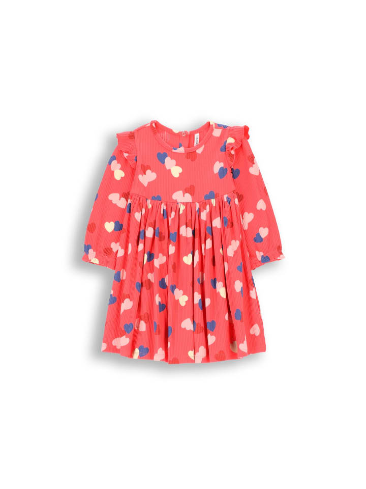 Coccodrillo Gestreiftes Kleid in rosa günstig kaufen