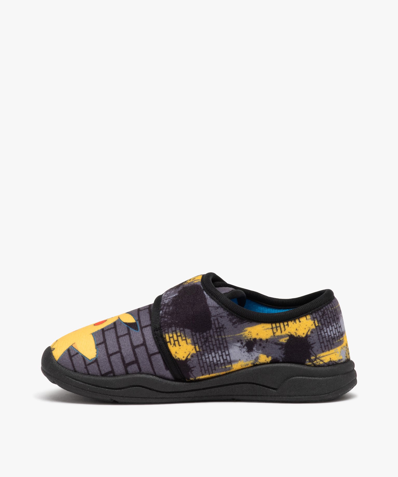 Chaussons Garçon imprimés Pikachu à bande scratch - Pokemon gris | GEMO