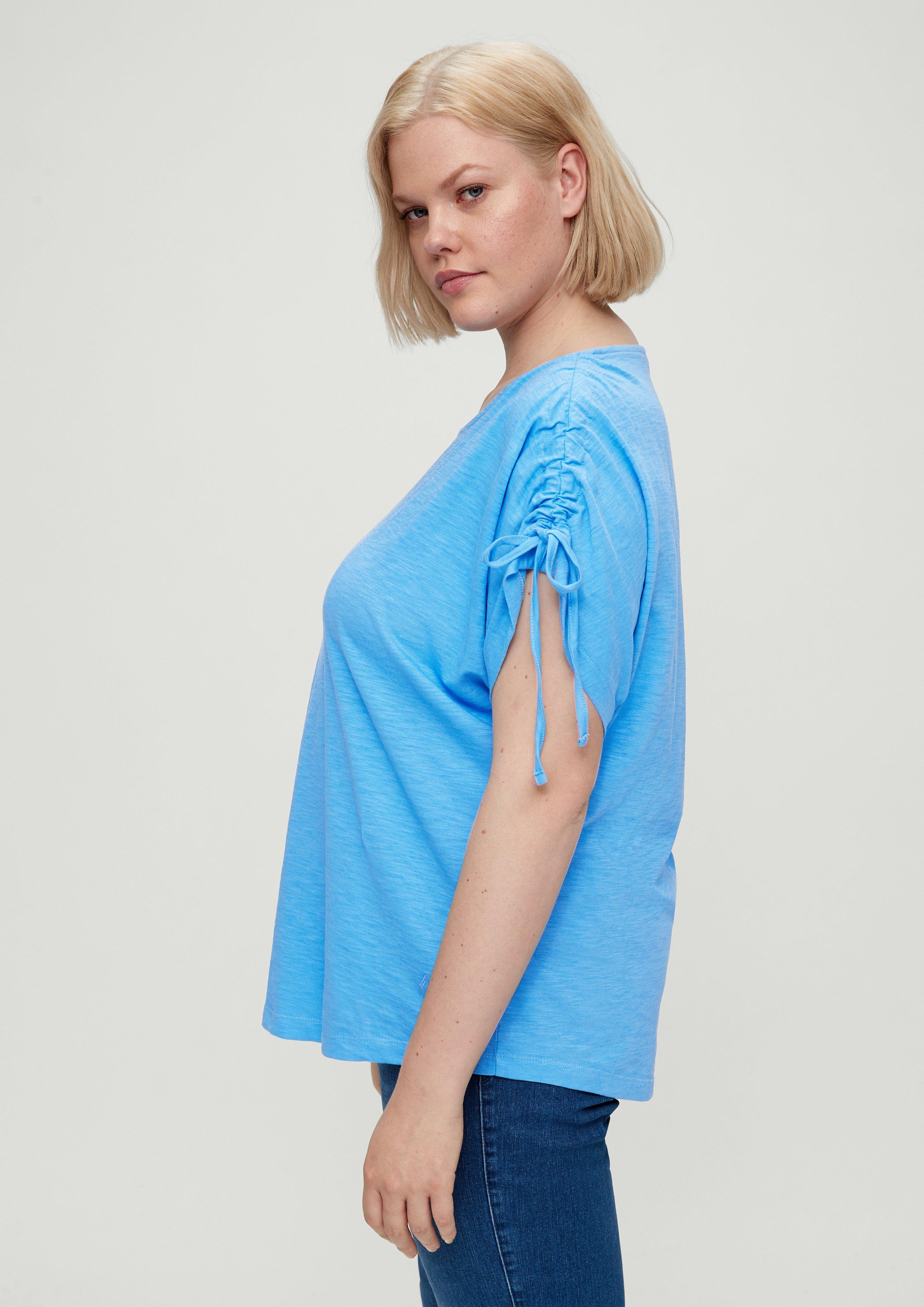 Baumwollshirt mit Raffungen  2131693-5501