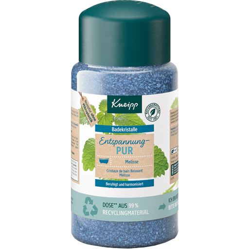 KNEIPP Badekristalle Entspannung pur Melisse  600 g  Salz